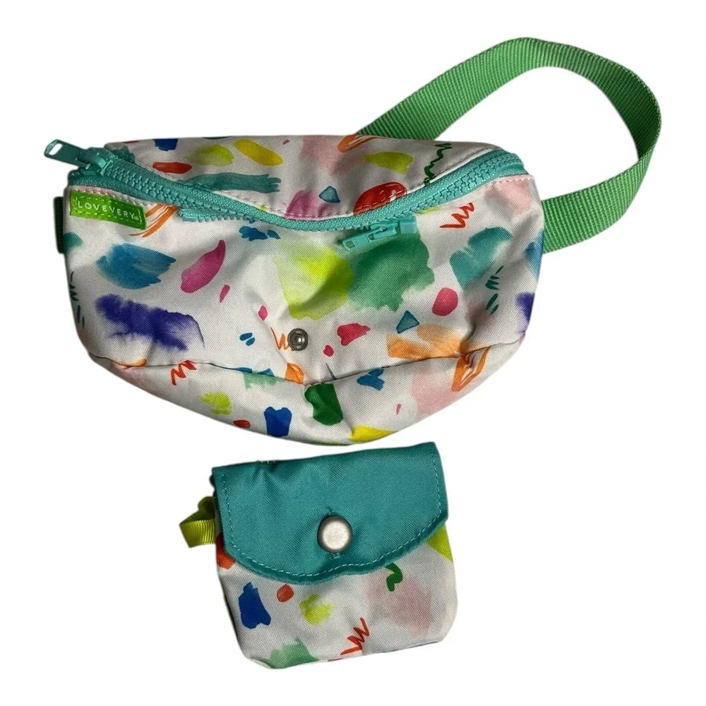 LOVEVERY Reversible Fanny Pack The Connector Inventor Adventure Months 49-51 Bag